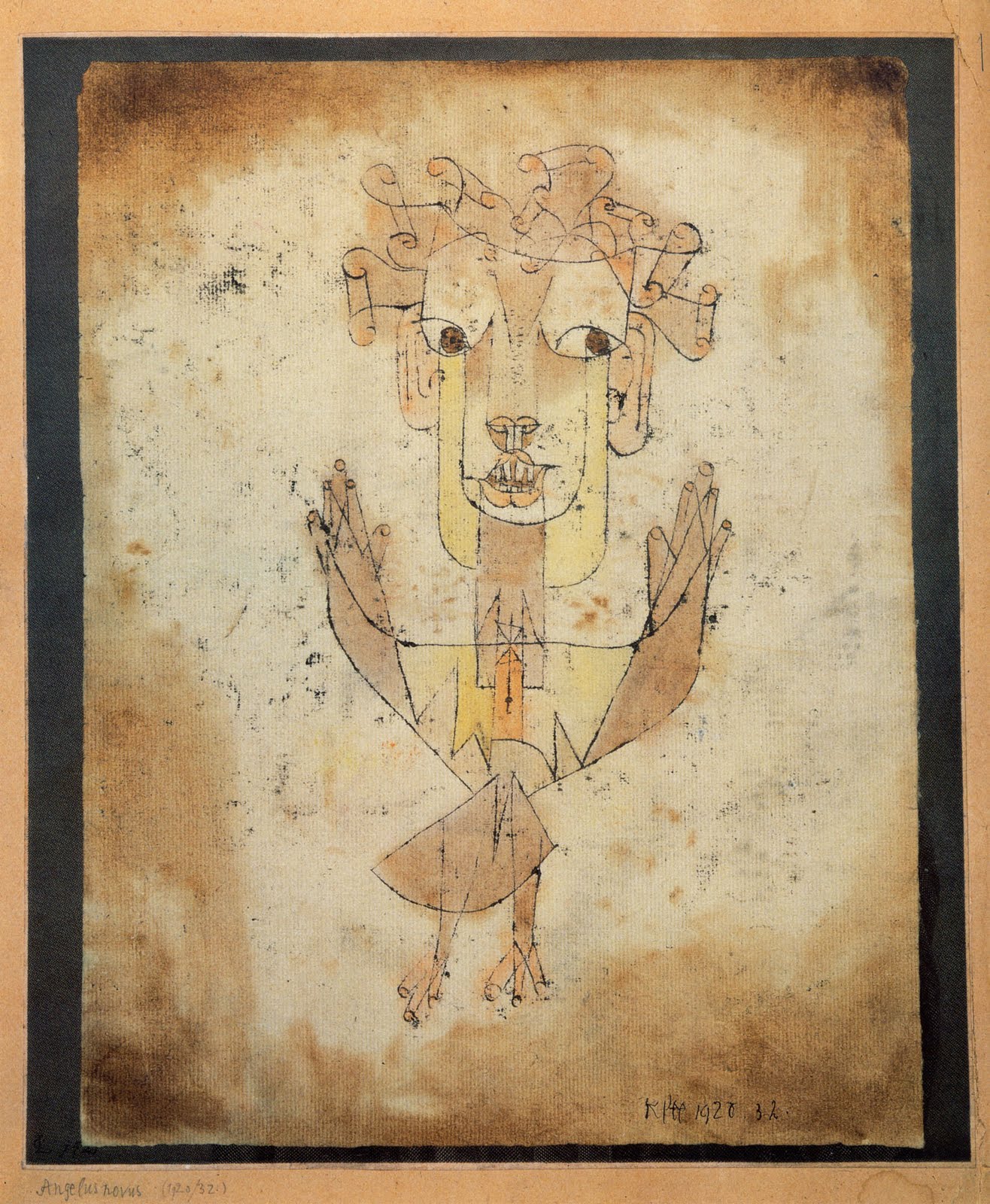 “Angelus Novus”, Paul Klee, 1920